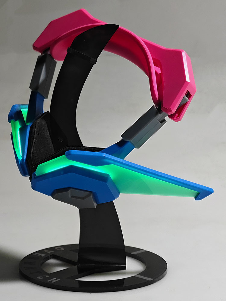 Dva Cosplay Prop - MMGG 게임 Overwatches D.Va 음악 헤드셋