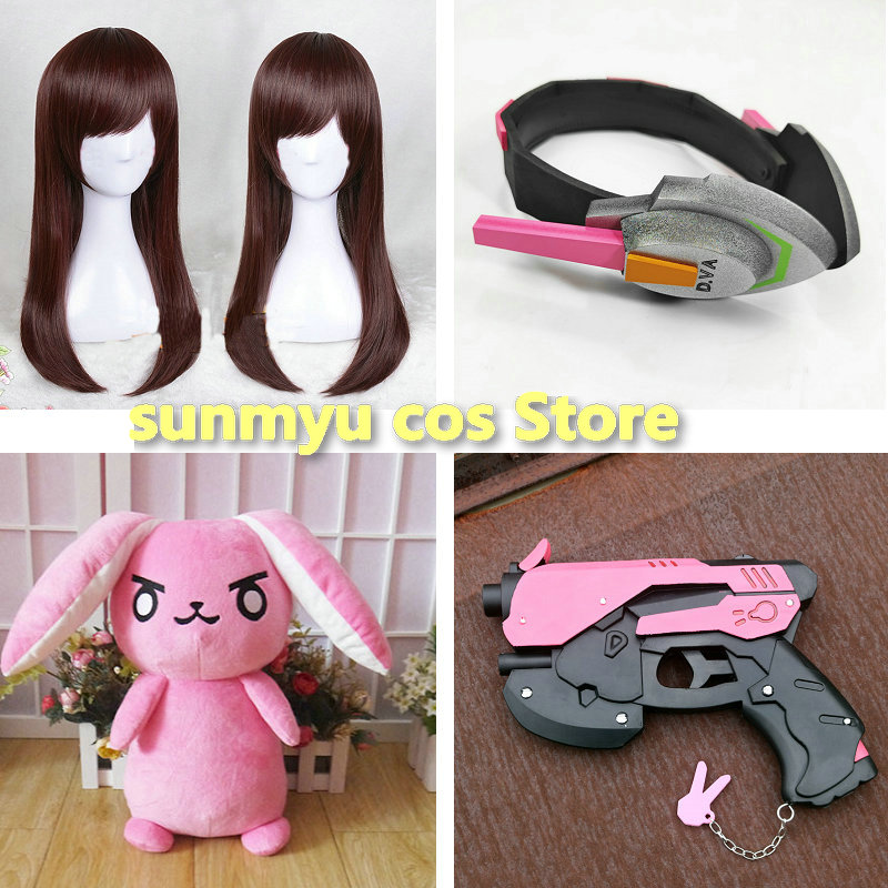 Dva Cosplay Prop - D.VA 코스프레 소품 헤드웨어 총 소품