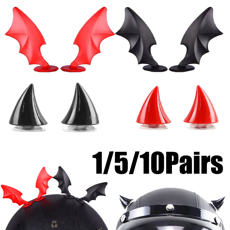 Cosplay Bat Prop - ﻿ 할로윈 오토바이 헬멧 박쥐 악마