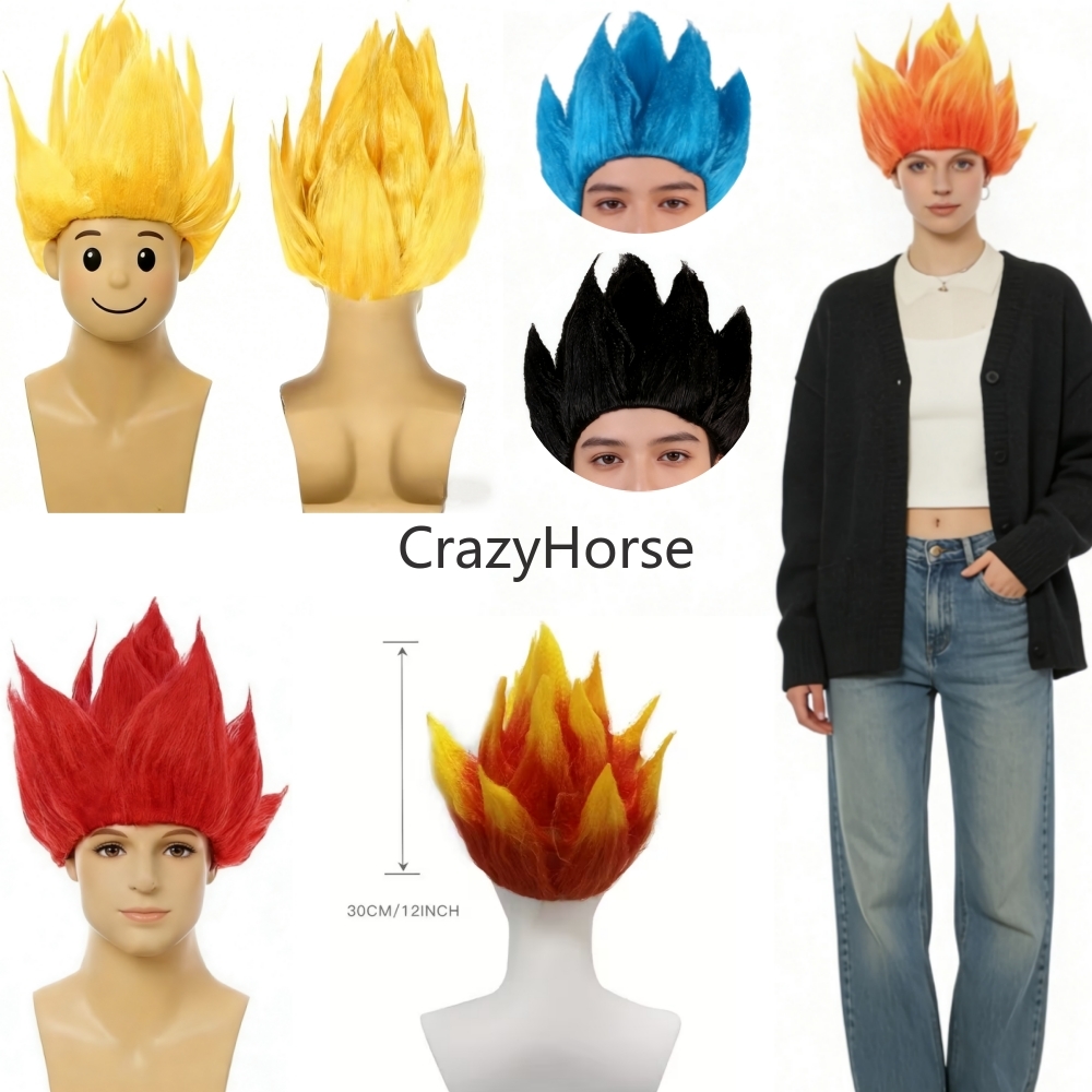 Cosplay Flame Prop - 할로윈 성인 남성 Z 코스프레 사이야인
