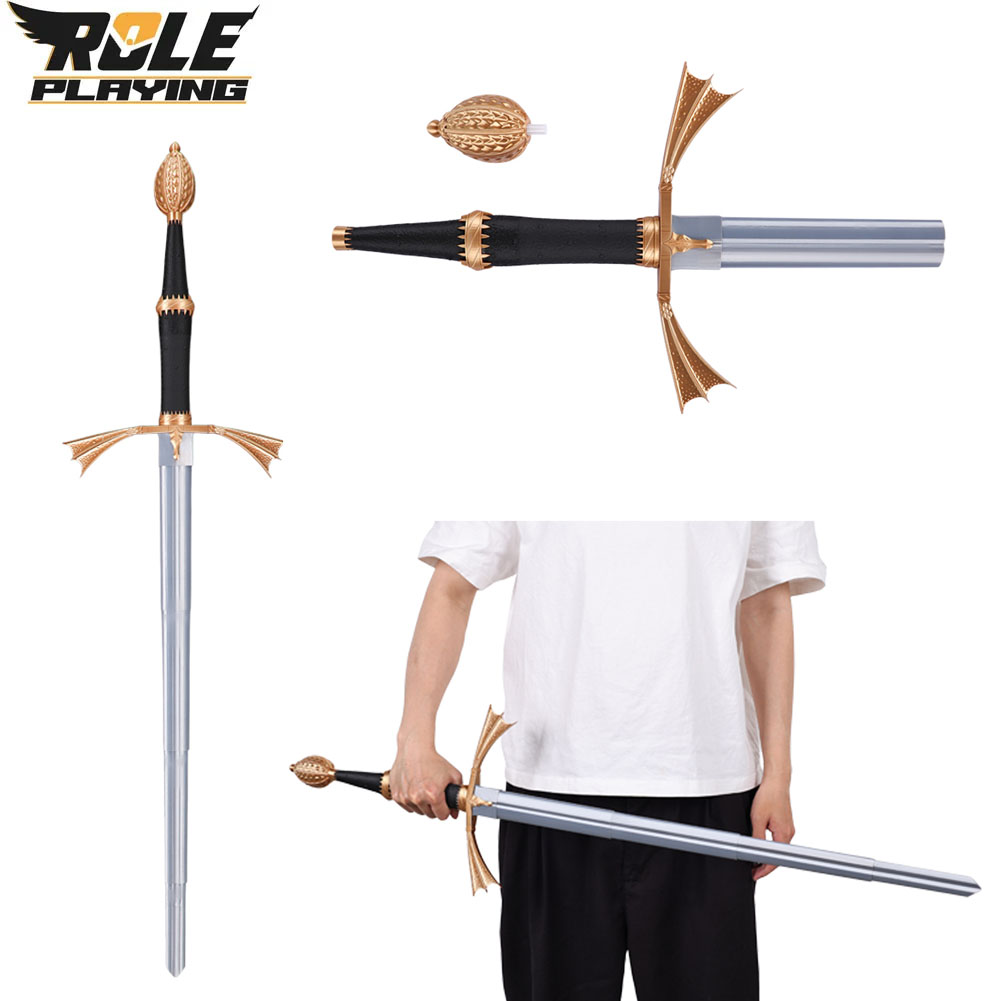 Cosplay Prop Dagger - 데몬 코스프레 접이식 실버 플라스틱 나이프
