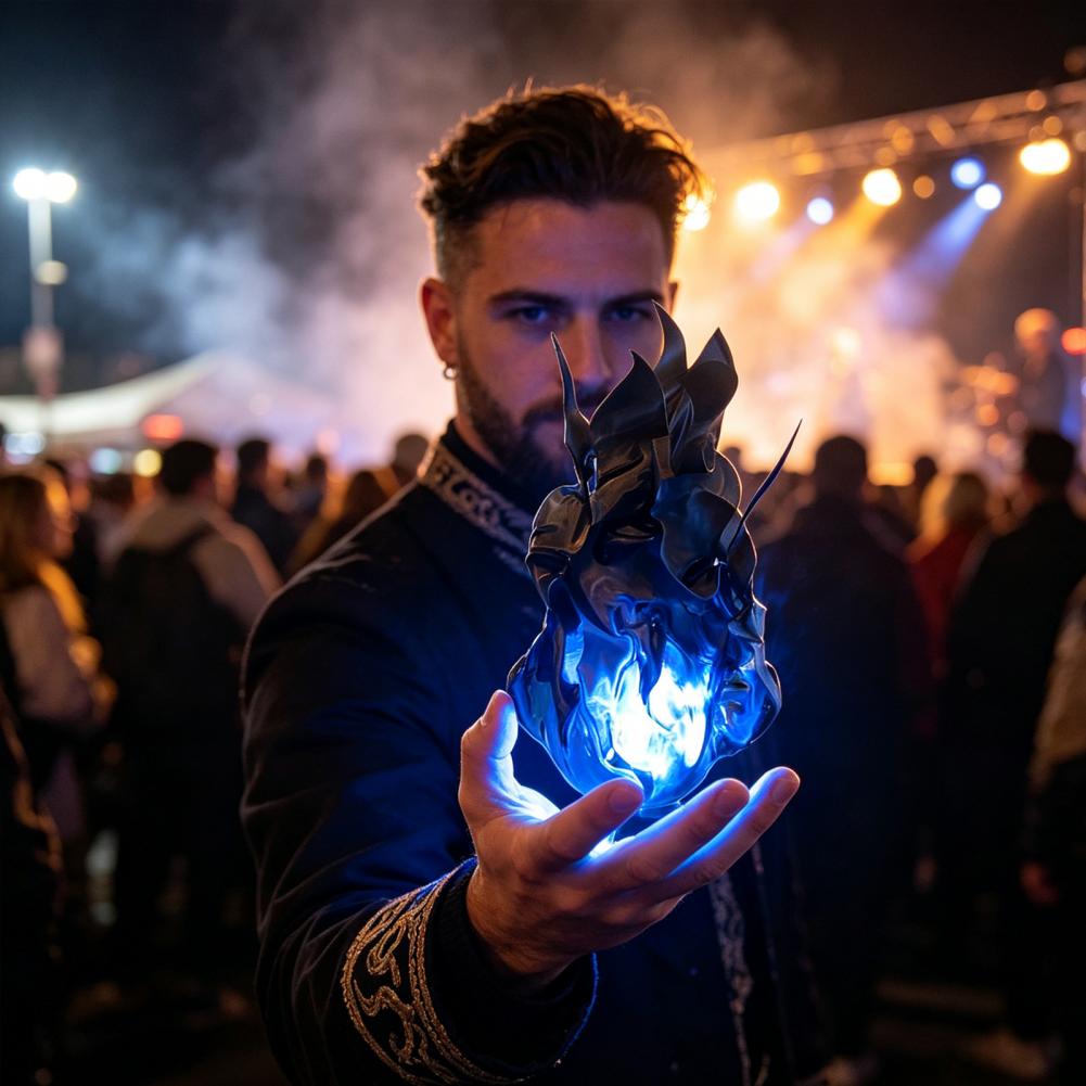 Cosplay Flame Prop - 코스프레 불덩어리 소품 빛나는 불꽃 효과
