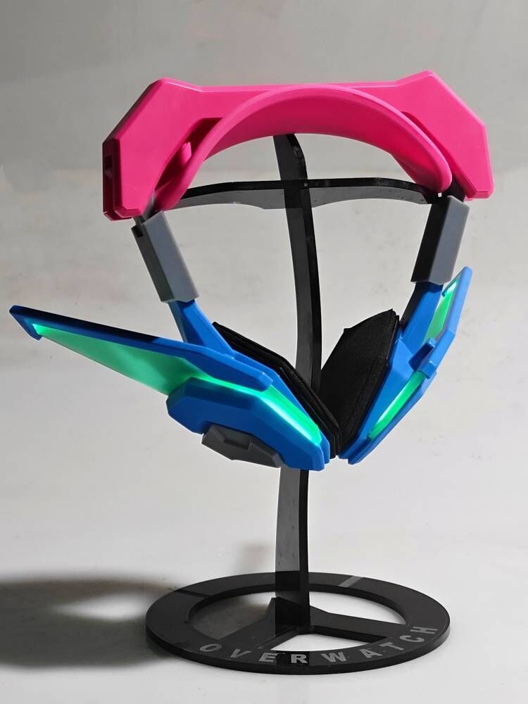 MMGG 게임 Overwatches D.Va 음악 헤드 - Dva Cosplay Prop 리뷰 및 가격
