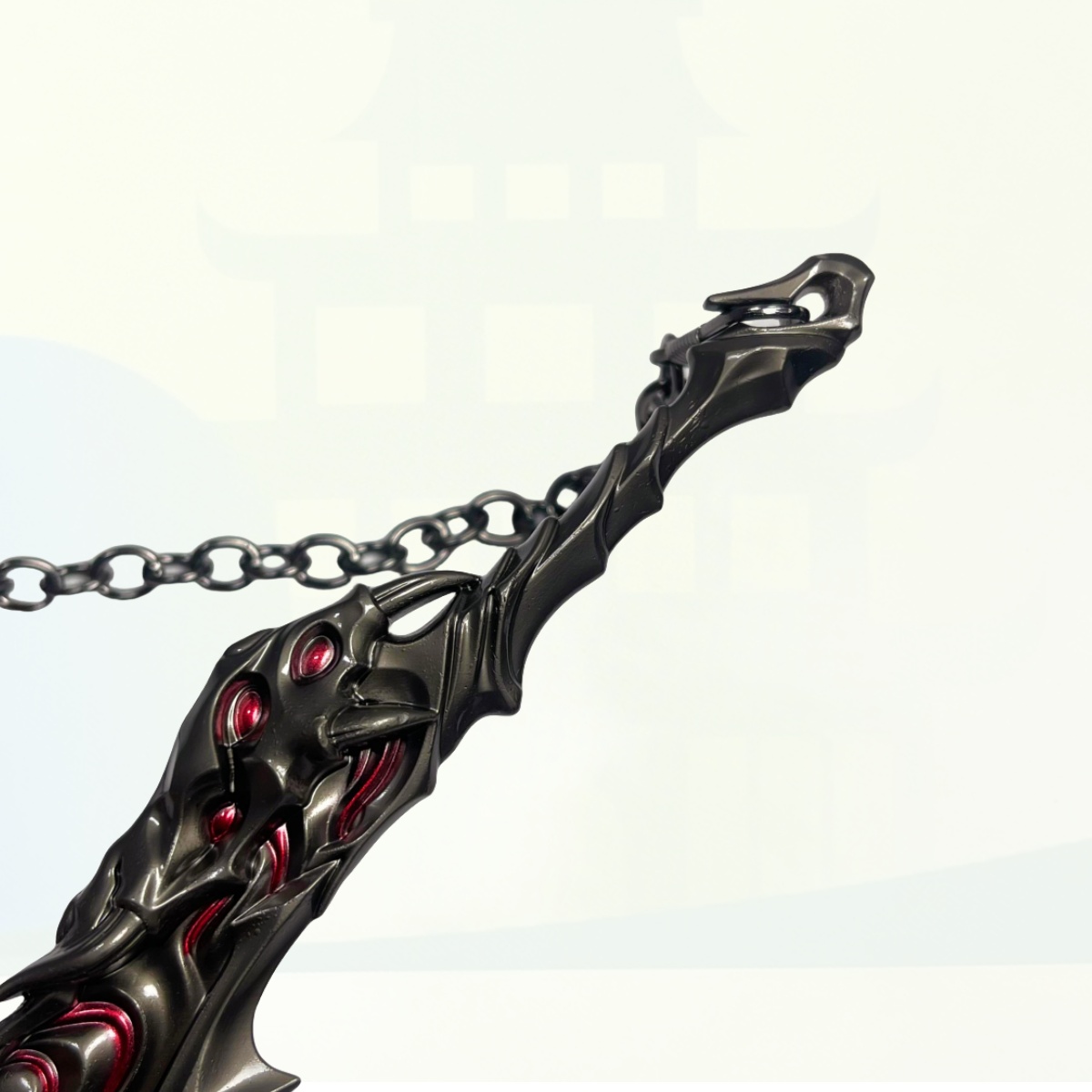 7.1인치 발로란트 불꽃 금속 카타나 검 일본 카타나  - Cosplay Flame Prop 리뷰 및 가격