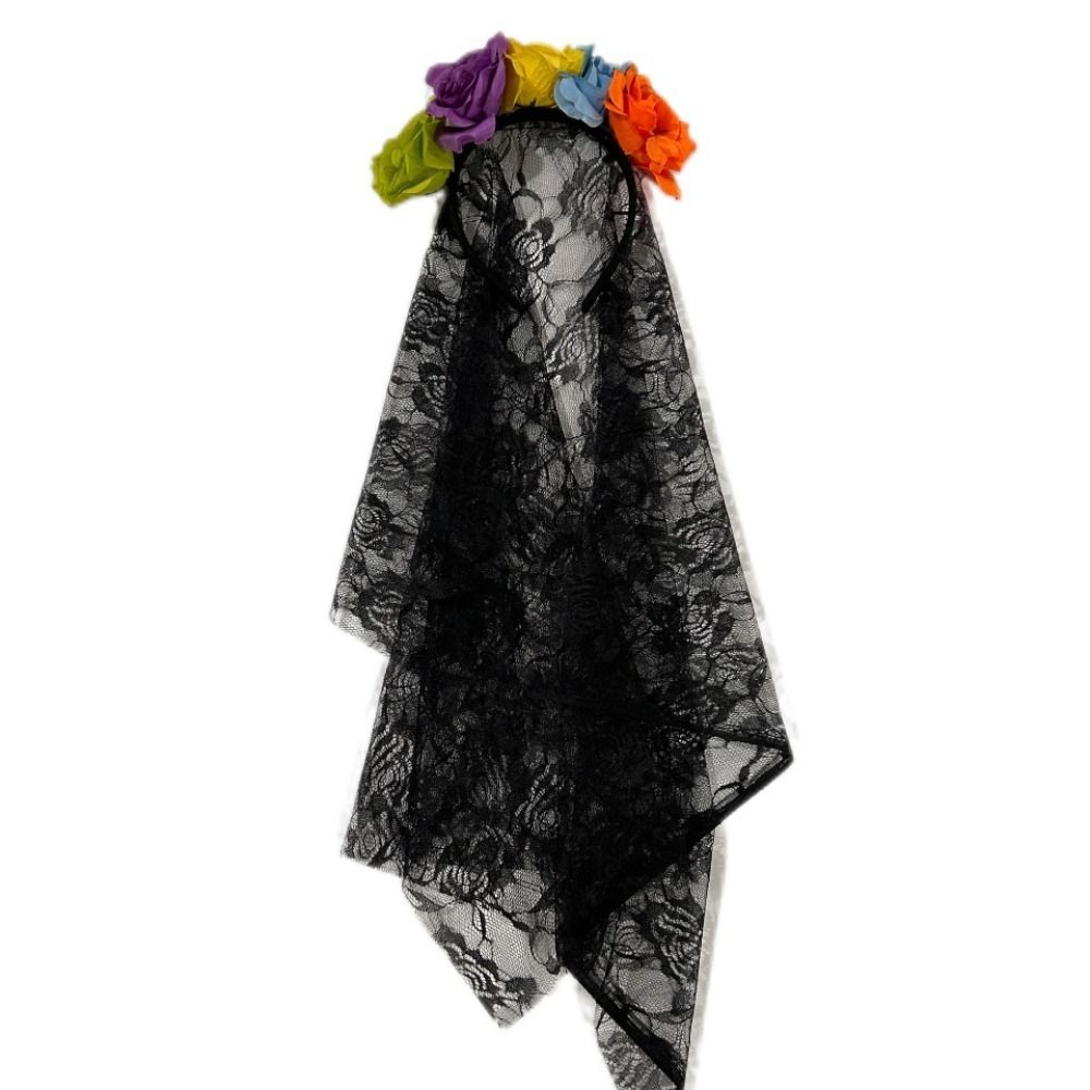레이스 소재 고스트 브라이드 헤드밴드 고딕 공연 소품  - Cosplay Material For Prop 리뷰 및 가격