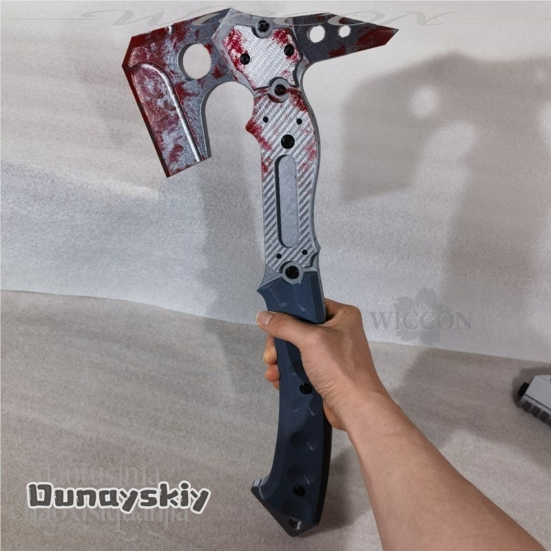 레온 고품질 가짜 전술 도끼 혈흔 무늬 3D 폴리락트산 - Cosplay Prop Pattern 리뷰 및 가격