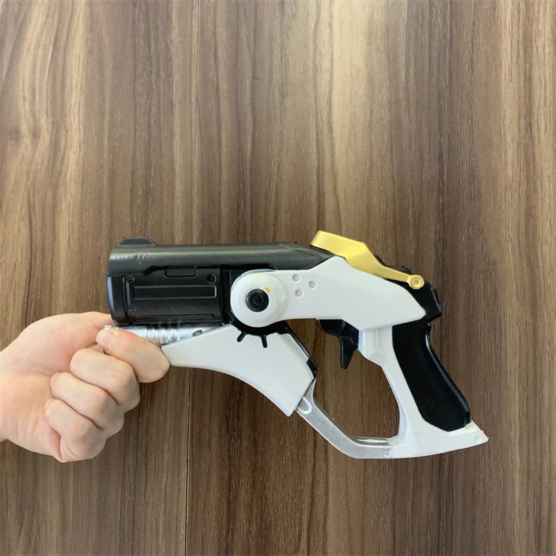 게임 OW 천사 리볼버 무기 총 1:1 코스프레 안전  - Dva Cosplay Prop 리뷰 및 가격