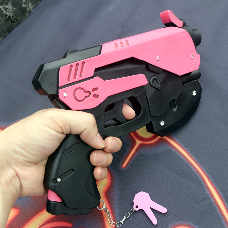 실제 크기 D.Va 권총 무기, 하나 송 오버워치 코스 - Dva Cosplay Prop 리뷰 및 가격