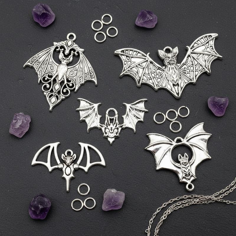 # @4pcs 고딕 뱀파이어 박쥐 참 레트로 박쥐 할로 - Cosplay Bat Prop 리뷰 및 가격