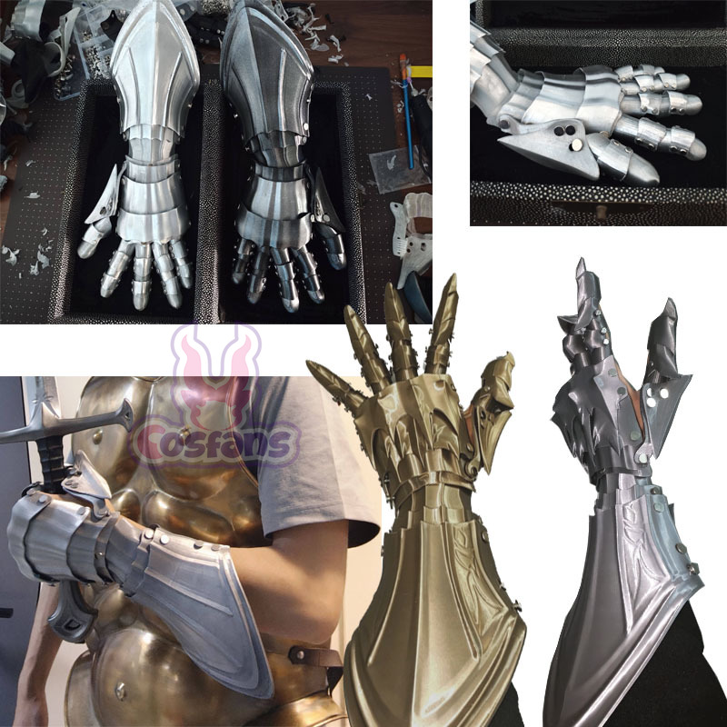 새로운 버전 3D 프린팅 수제 기사 장갑 메카닉 롱 글 - Cosplay Material For Prop 리뷰 및 가격