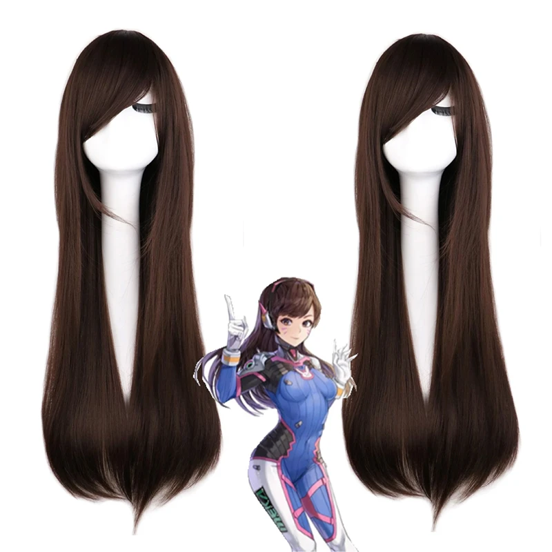코스프레 가발 애니메이션 게임 오버워치 DVA 인모 브 - Dva Cosplay Prop 리뷰 및 가격