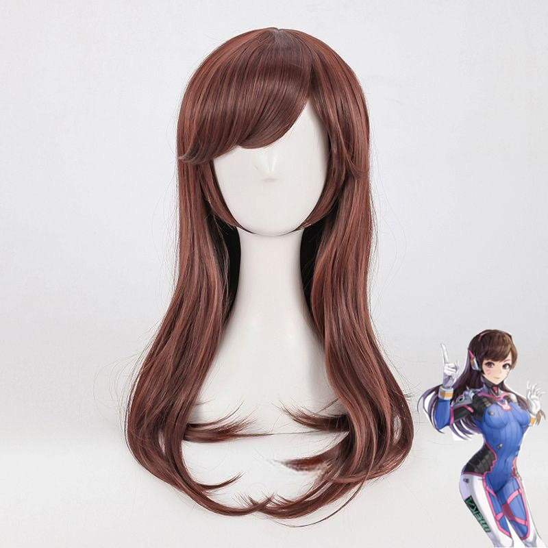 코스프레 가발 애니메이션 게임 오버워치 DVA 인모 브 - Dva Cosplay Prop 리뷰 및 가격