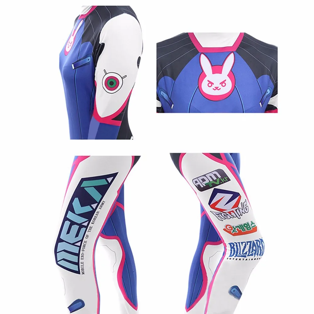 게임 오버워치 Dva 코스프레 의상 타이츠 점프수트 가 - Cosplay Prop Pistol 리뷰 및 가격