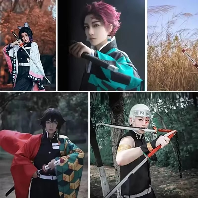 41in/104cm 악마 슬레이어 Katana 애니메이 - Cosplay Prop Dagger 리뷰 및 가격