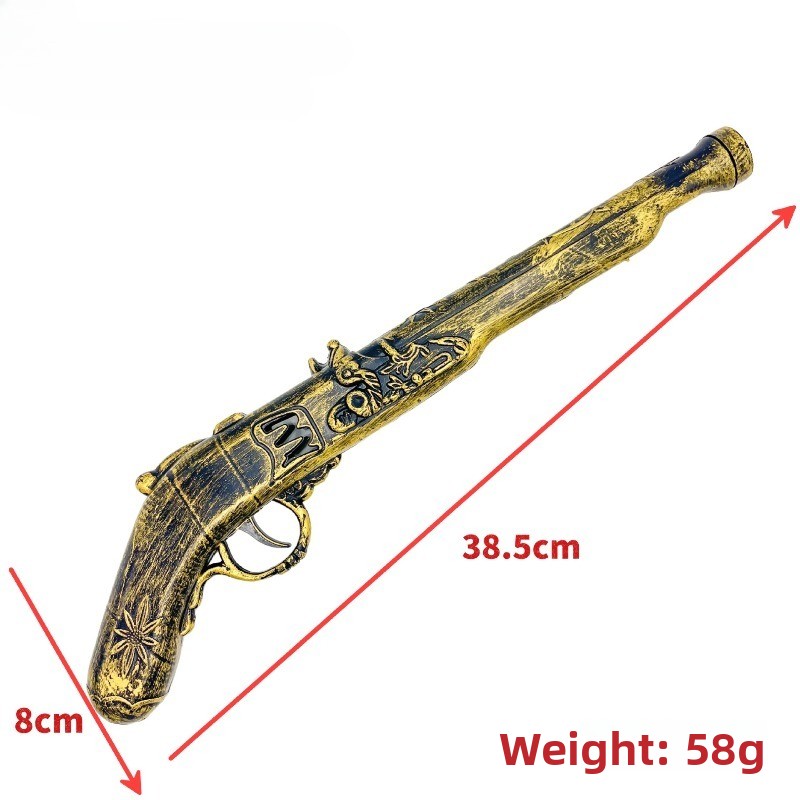 40cm/15.75in 해적 총 플라스틱 코스프레 무기 - Cosplay Prop Pistol 리뷰 및 가격
